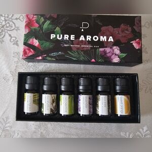 Pure Aroma 100% Pure Essential Oils 6 Piece Set Great Gift Idea